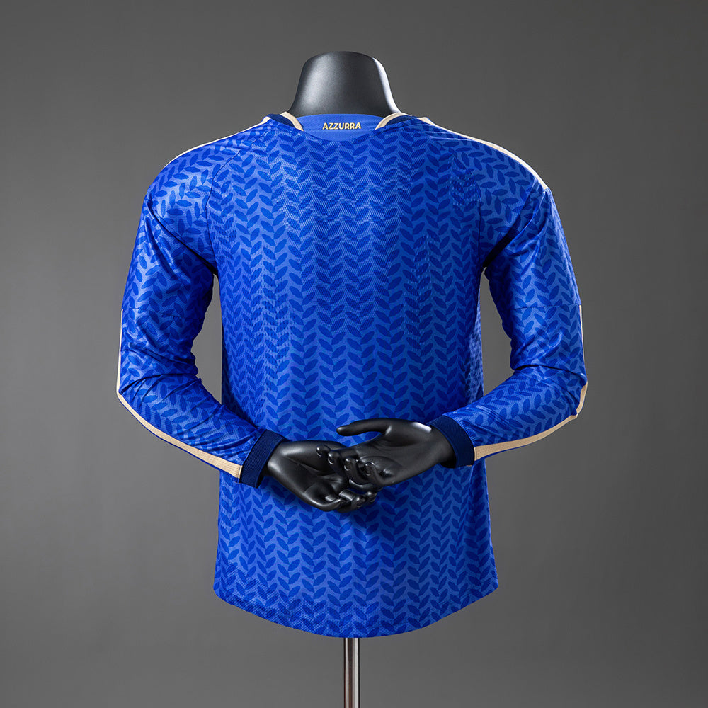 Italy 2026 Home Player Version Long-Sleeve Jersey S-4XL