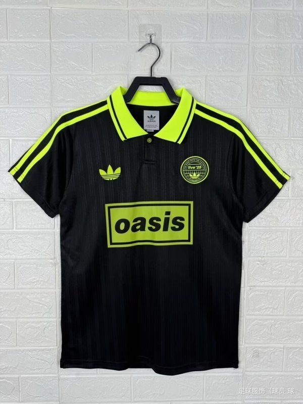 25-26 AD x Oasis Tour Jacquard black and yellow jersey