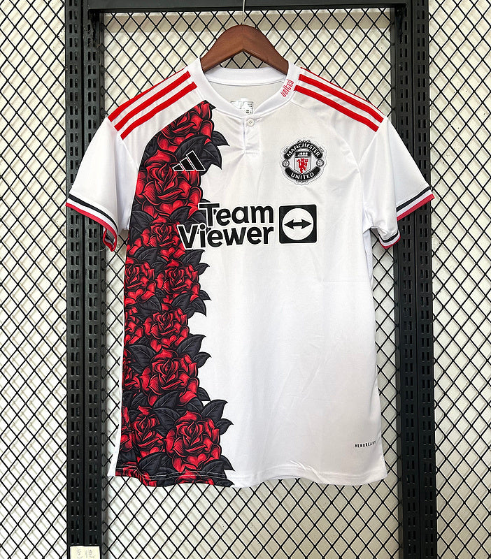 25-26 Manchester United white and red Special edition jersey