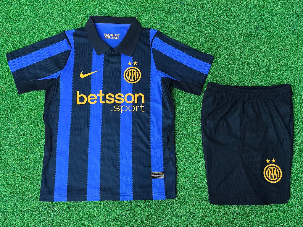 Kids Kit Inter Milan 2026/27 Home Player Version Soccer jerseys Size 16-28