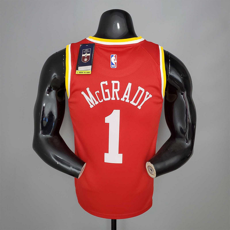 McGRADY#1 Rockets Retro Red