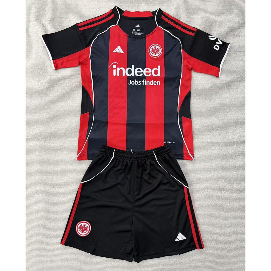Eintracht Frankfurt 2025/26 Home Kids Kit