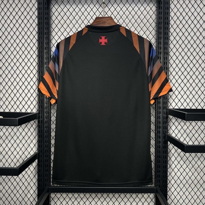 24-25 Vasco Da Gama Kappa Warm-up Black Jersey S-XXL