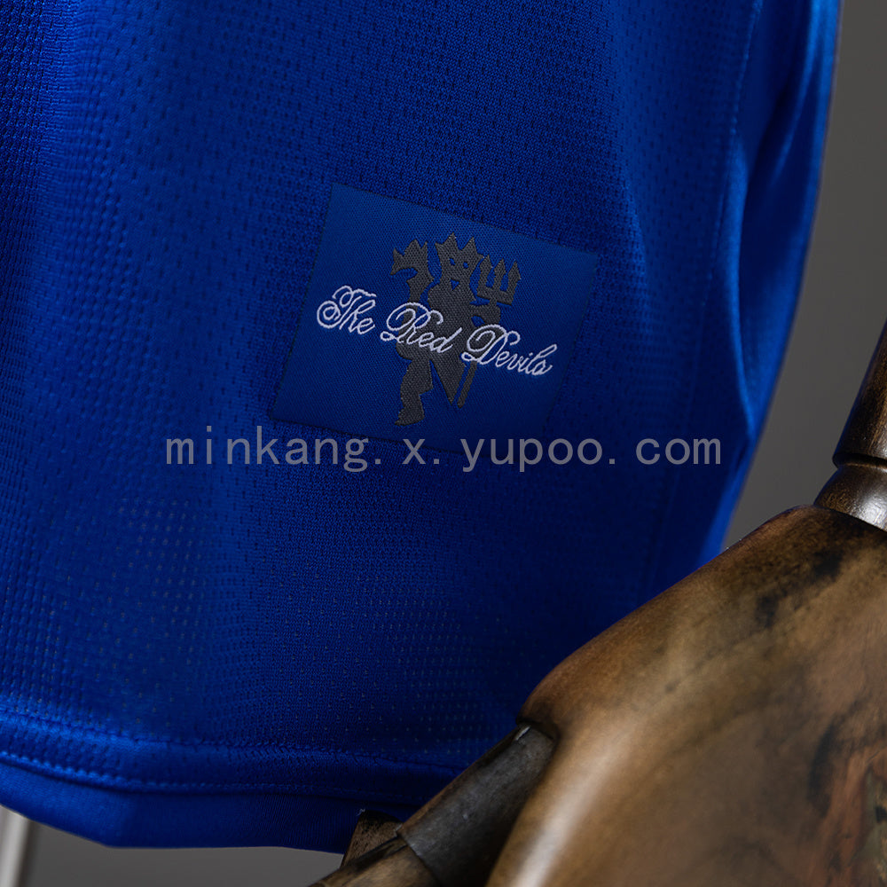 M-U 07/08 Goalkeeper Blue Retro Jersey S-XXL