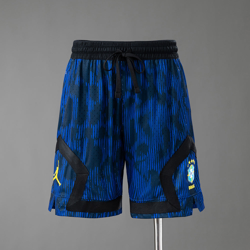 Pantalon Corto de Futbol #Brazil 2026 Basketball Shorts Blue S-4XL — Minkang