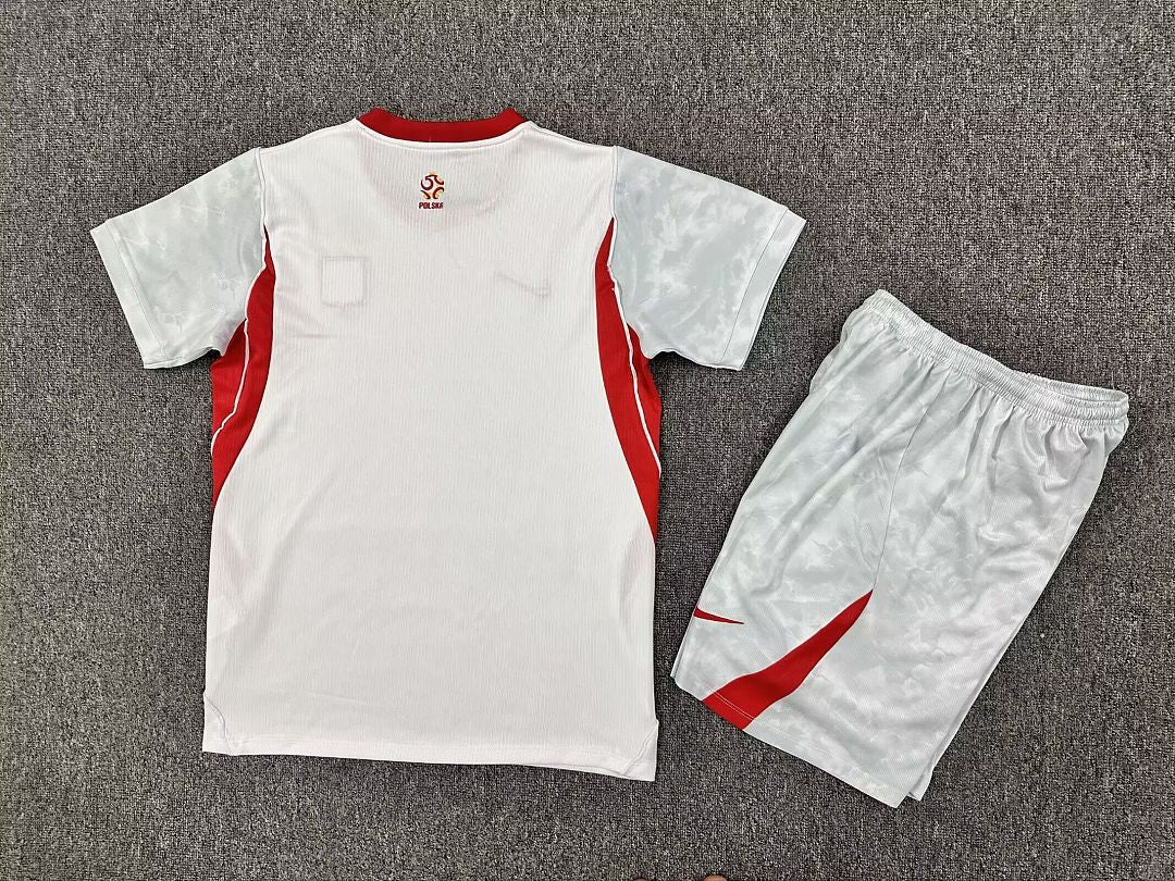 Poland 2026 World Cup Home Kid kit size 16-28
