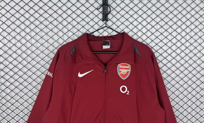 Arsenal 2005-06 Retro Red Windbreaker