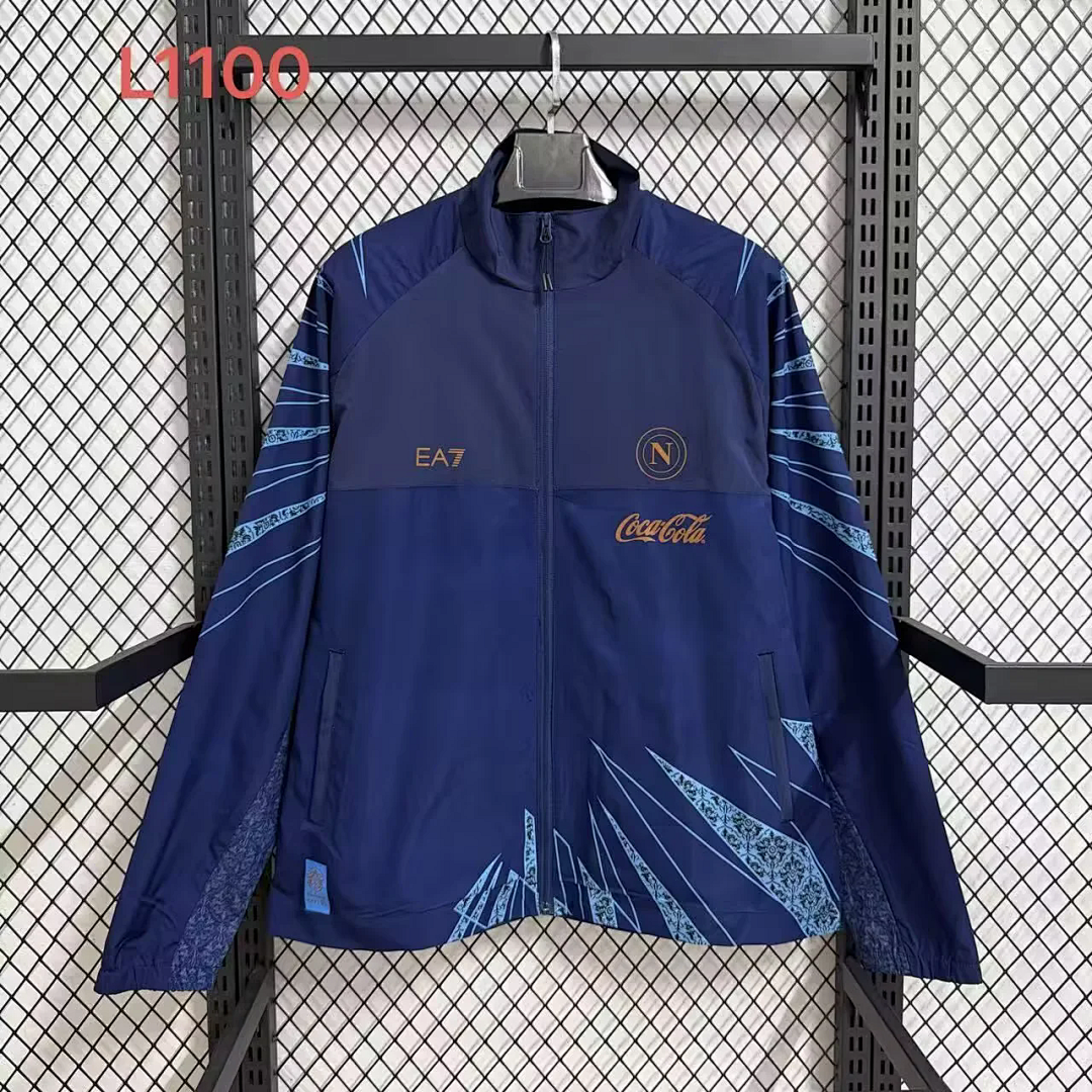 Napoli 2025-26 Dark Blue windbreaker