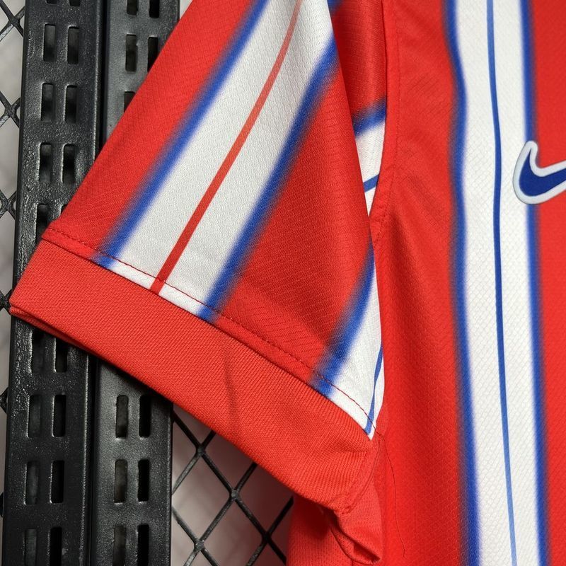 24-25 Atletico Madrid home soccer jersey