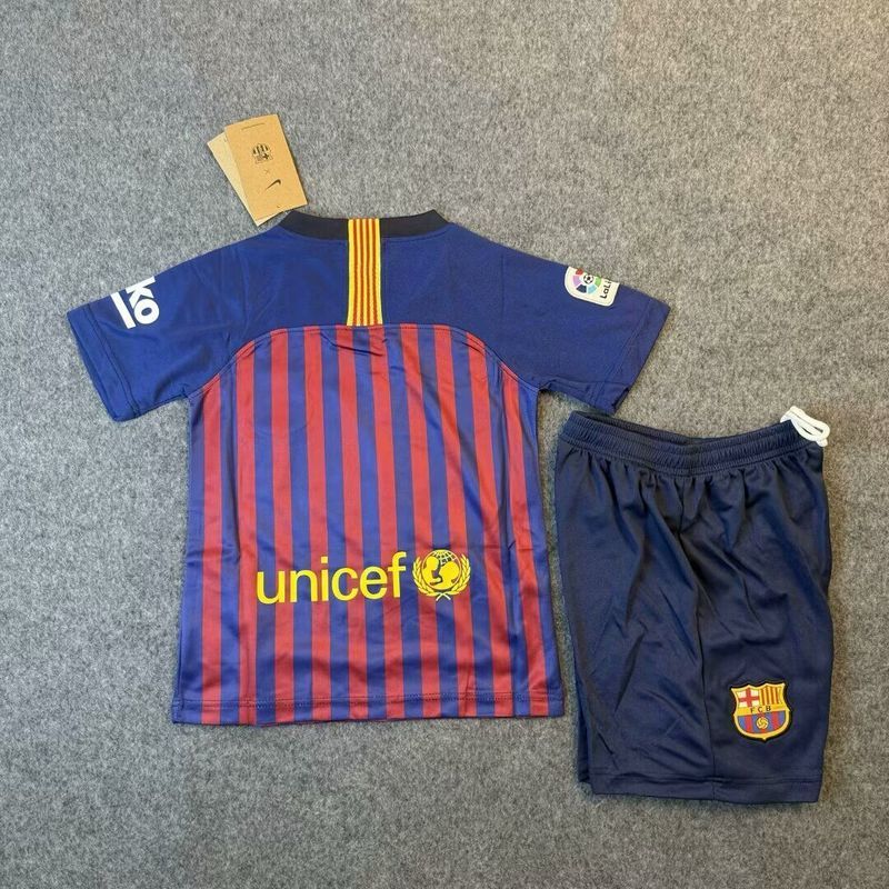 18-19 Barcelona home kid kit