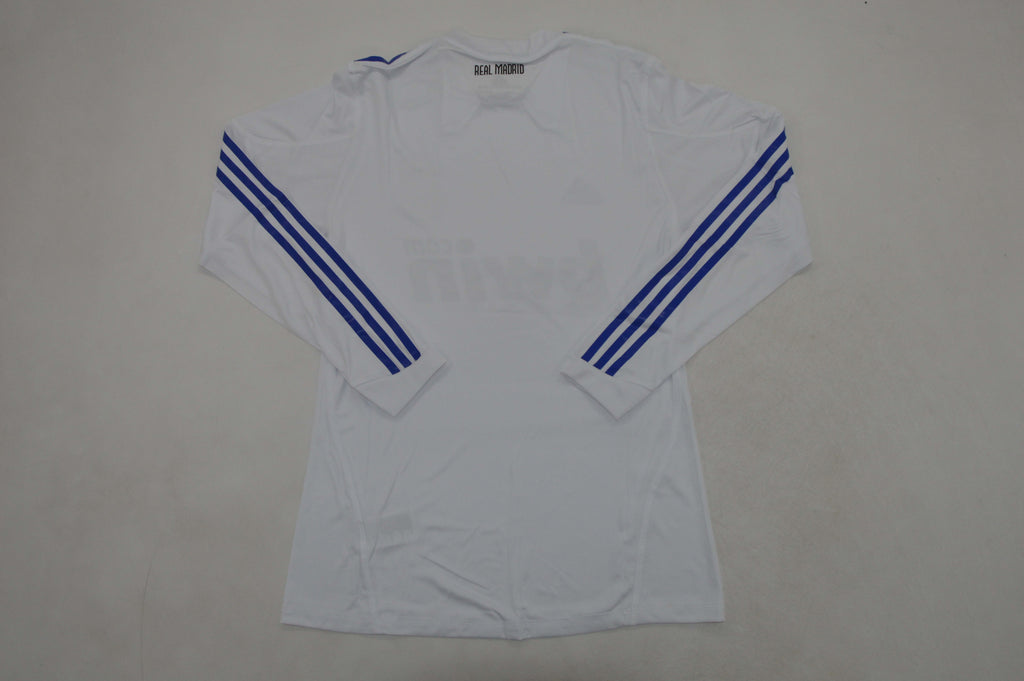 MADRID 10-11 Manga larga Version autentica/jugador — Club Retro