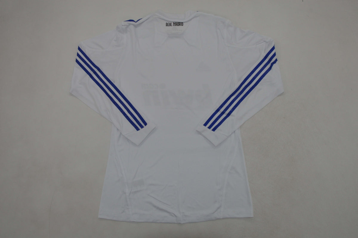 MADRID 10-11 Manga larga Version autentica/jugador — Club Retro
