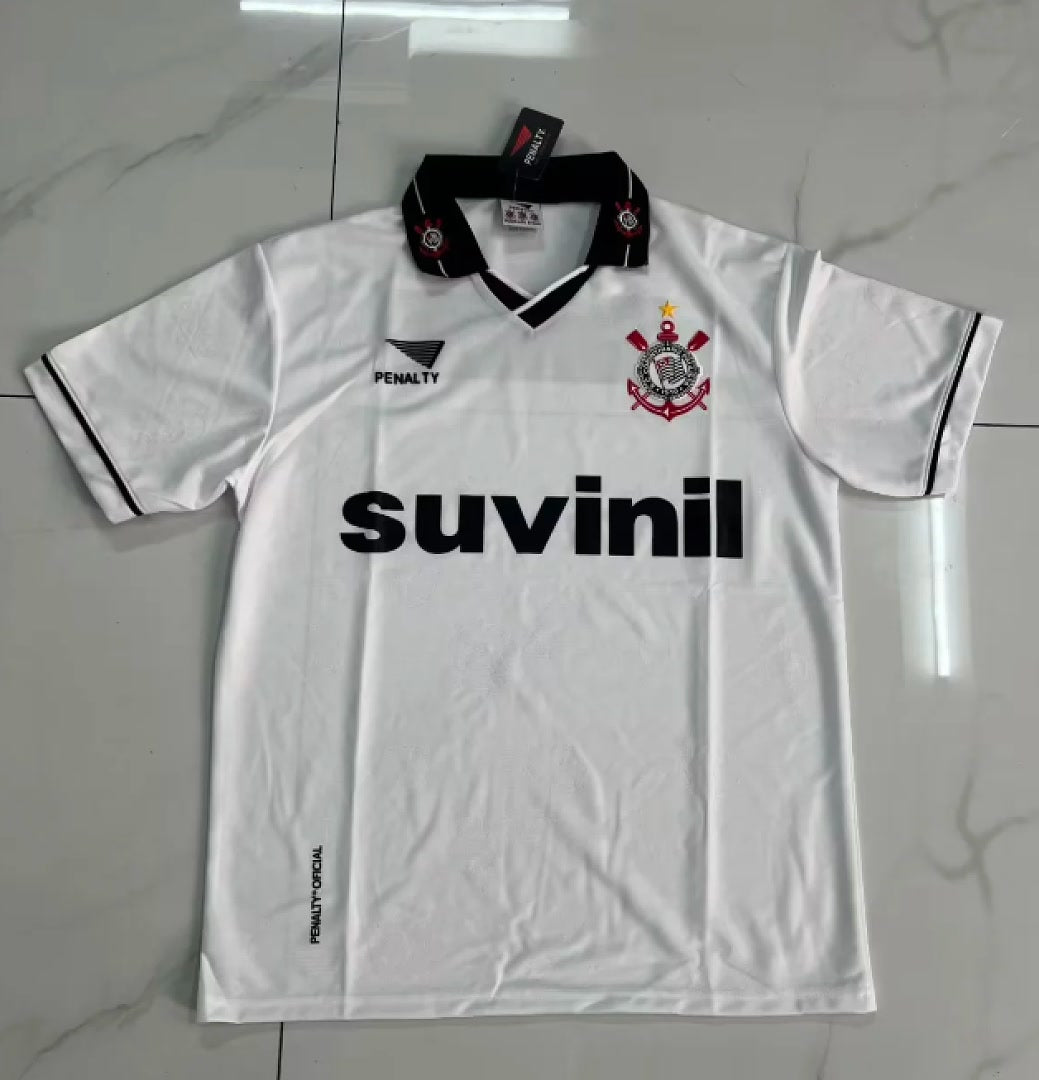 Retro Corinthians 1995/96 home soccer jerseys