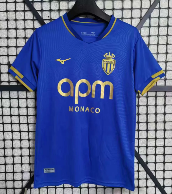 25-26 Monaco away soccer jersey size S-4XL