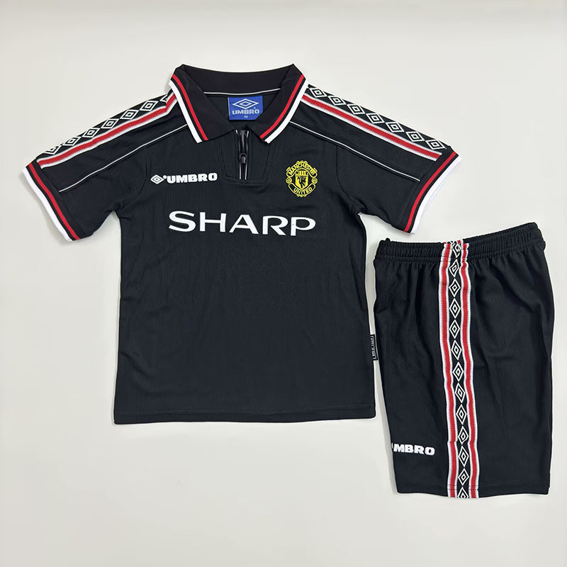 98-99 Manchester United away retro kid kit