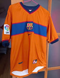 98-00 Barcelona away orange retro jersey