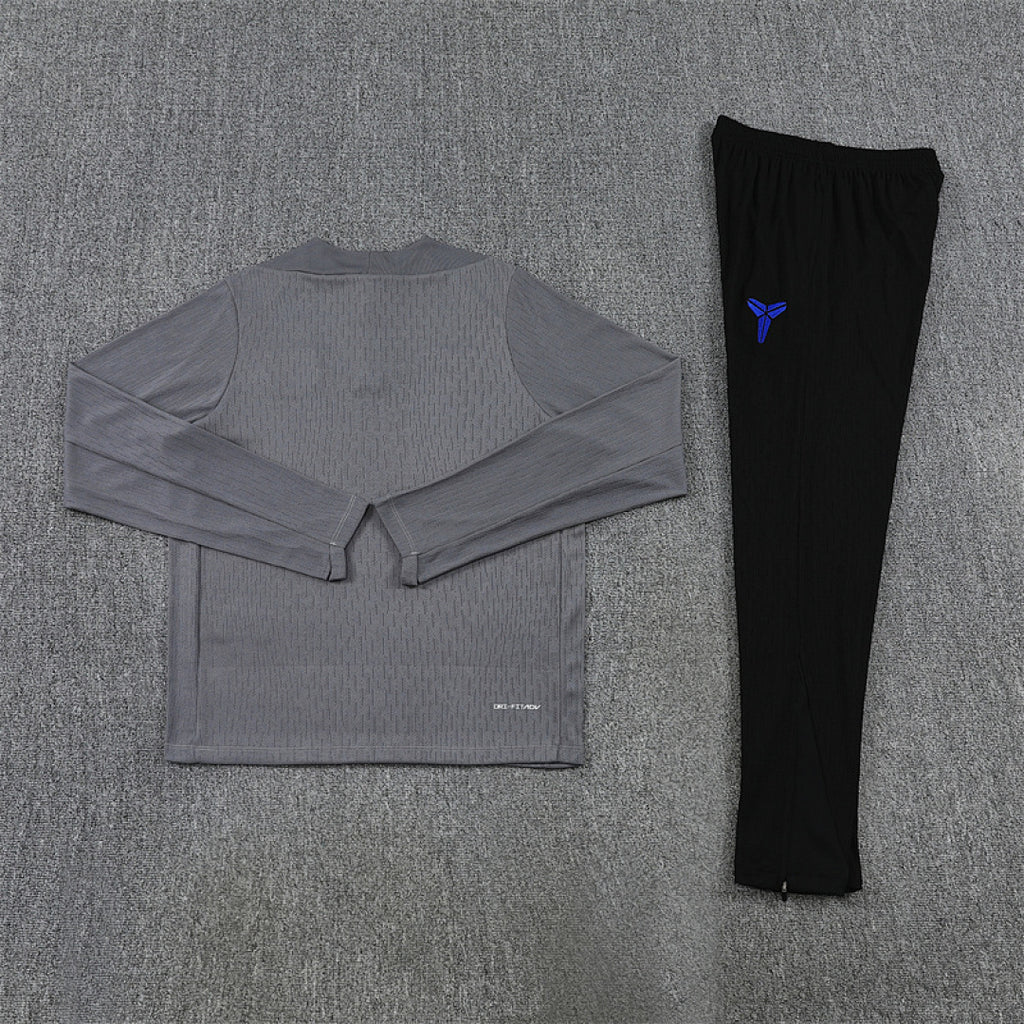 Barcelona Gray 2025/26 training shirt half zip