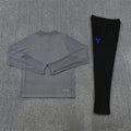 Barcelona Gray 2025/26 training shirt half zip