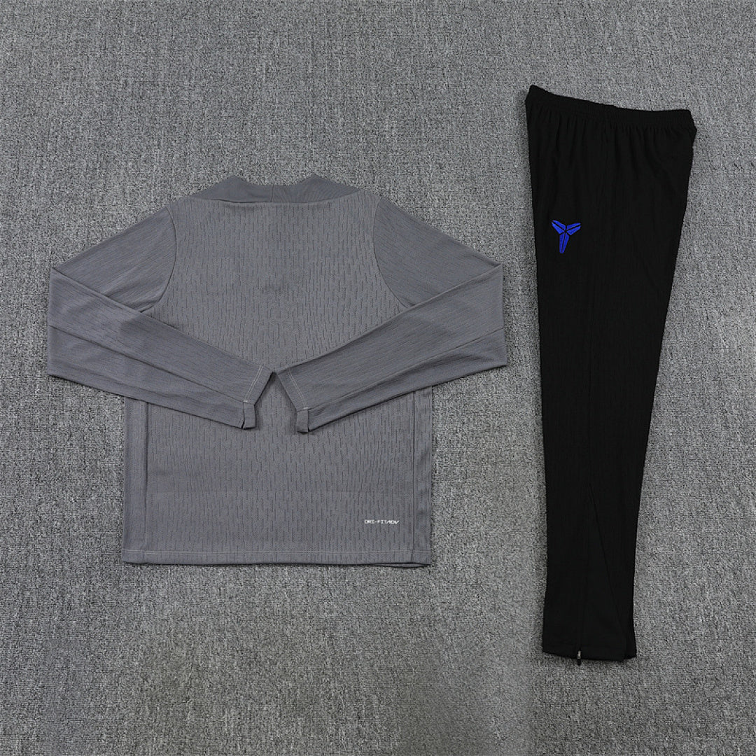 Barcelona Gray 2025/26 training shirt half zip
