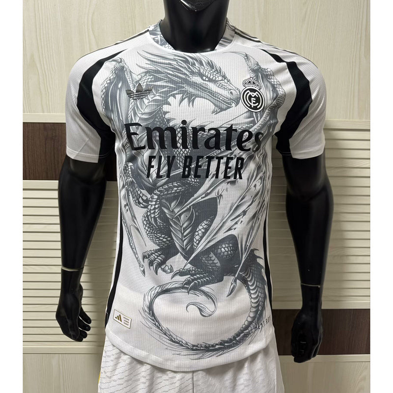 25-26 Real Madrid White Grey Dragon Special Edition