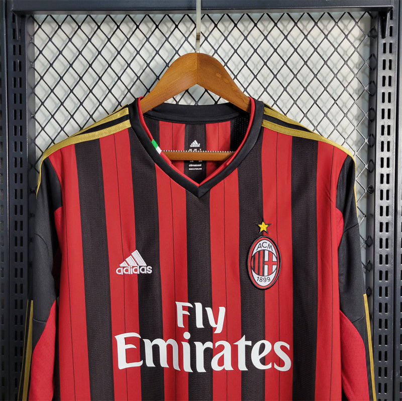 13-14 AC Milan home long sleeve