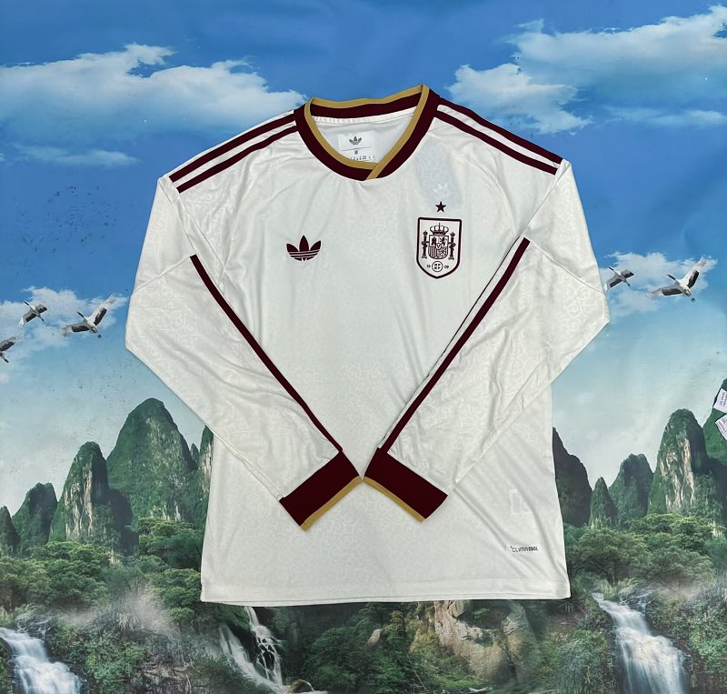 2026 Spain away Long sleeve S-4XL — Jsonwang 26/27