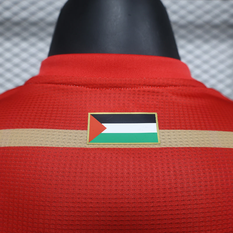 24-25 Palestinian white player version jersey