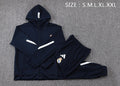 Real Madrid 2025/26 Black Hoodie Suit S-2XL