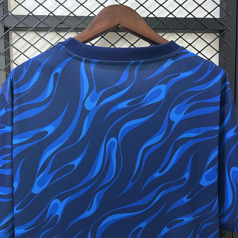 25-26 Real Madrid blue training jersey