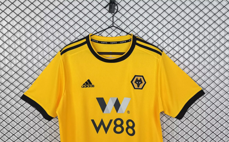 Retro Wolverhampton Wanderers 2018/19 home soccer jersey size S-2XL