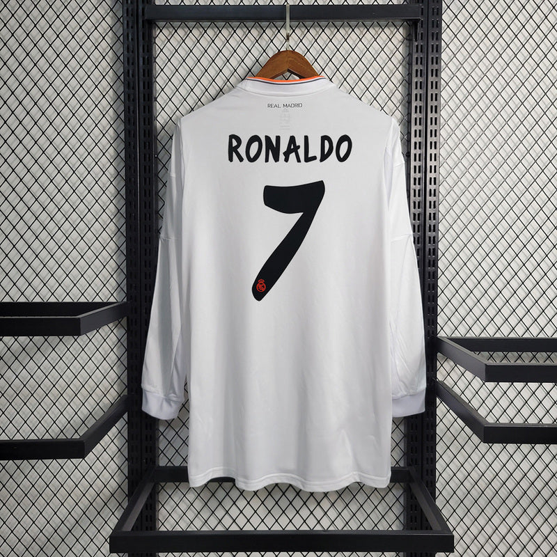 13-14 Real Madrid home long sleeves