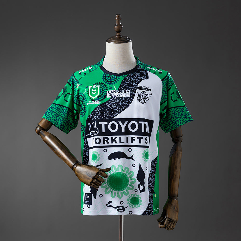 NRL Canberra Raiders 2025 Indigenous Jersey S-5XL
