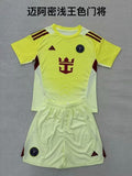 25-26 Miami yellow goalkeeper kid kit