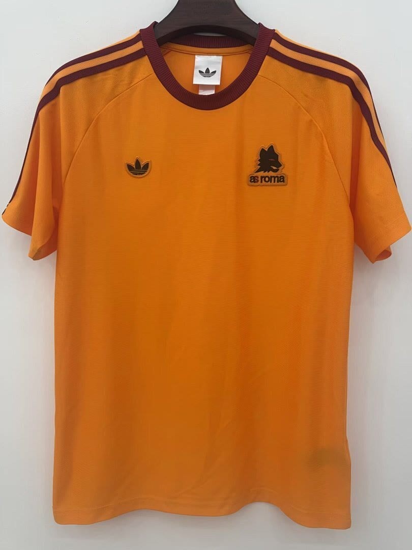 Roma 2025/26 Retro Model Orange jersey S-2XL