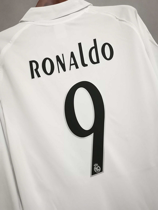 05-06 Real Madrid home long sleeve