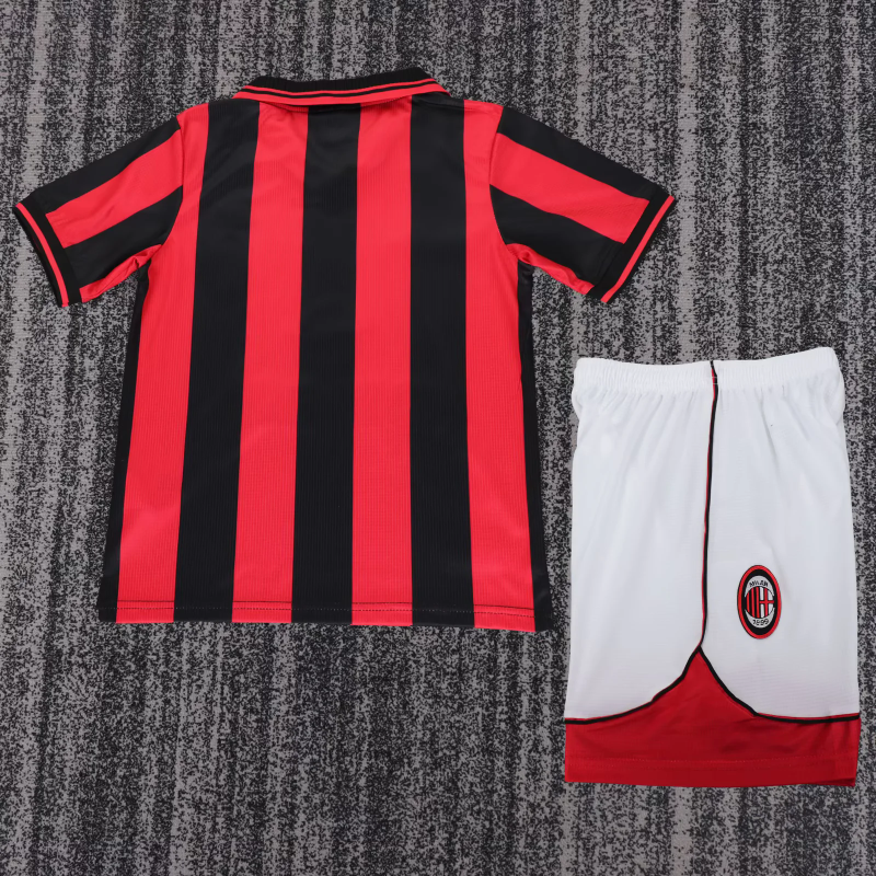 Retro AC 1997-98 home soccer jersey size 16-28