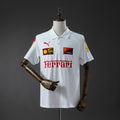 Scuderia Ferrari F1 2025 White Polo S-3XL