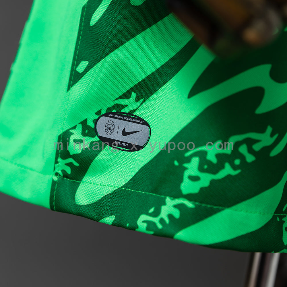 Sporting Lisbon 25/26 Green Goalkeeper Jersey S-4XL