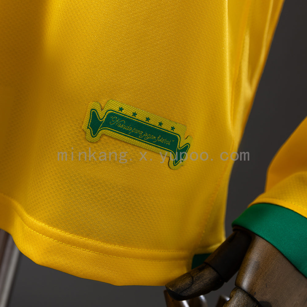 Brazil 2006 Home Long Sleeve Retro Jersey S-XXL