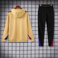 24-25 Barcelona gold hoodie suit
