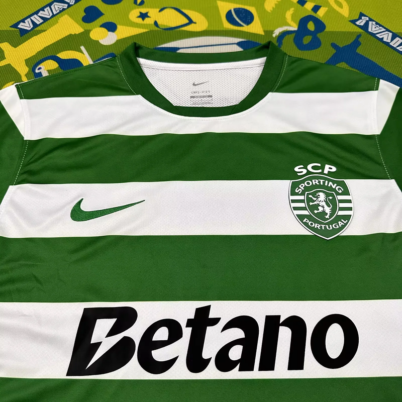 25-26 Sporting Lisbon home soccer jersey