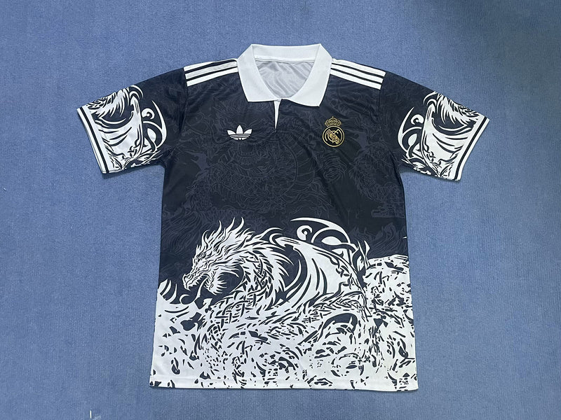 25-26 Real Madrid black dragon jersey