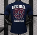 2 Star 2025/26 PSG Home Jersey With Champions of Europe 2026