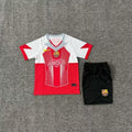 Barcelona 2025/26 Red And White KAROL G VERSION kid kit Size16-28