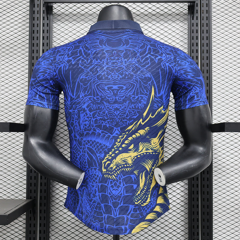 24-25 Real Madrid blue dragon special player version jersey