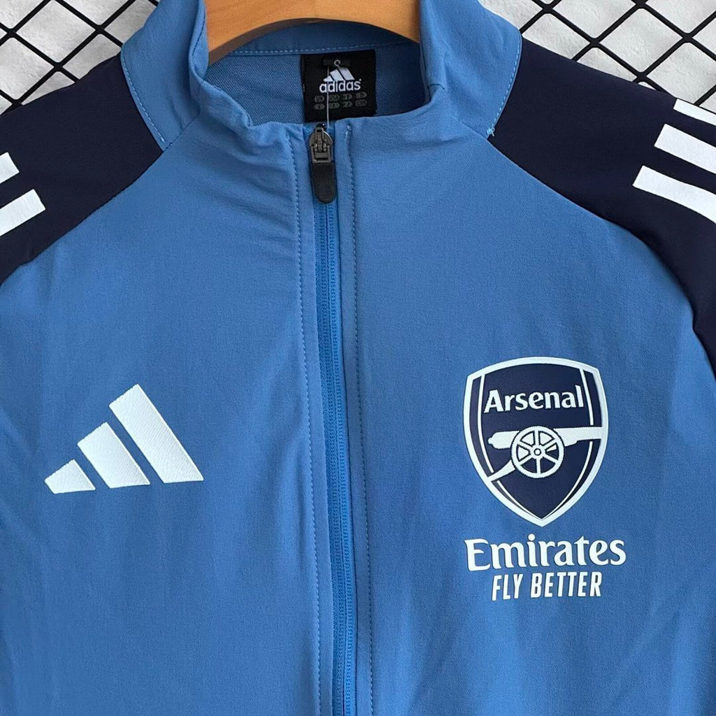 Arsenal 2025/26 Blue Windbreaker Suit Size S-2XL
