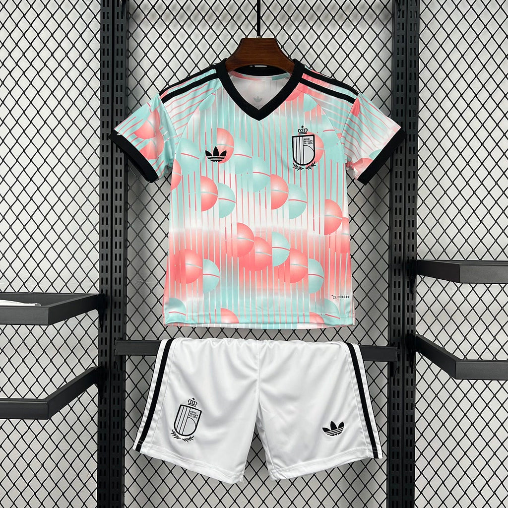 Kids Belgium 2026 World Cup Away Kit 16-28