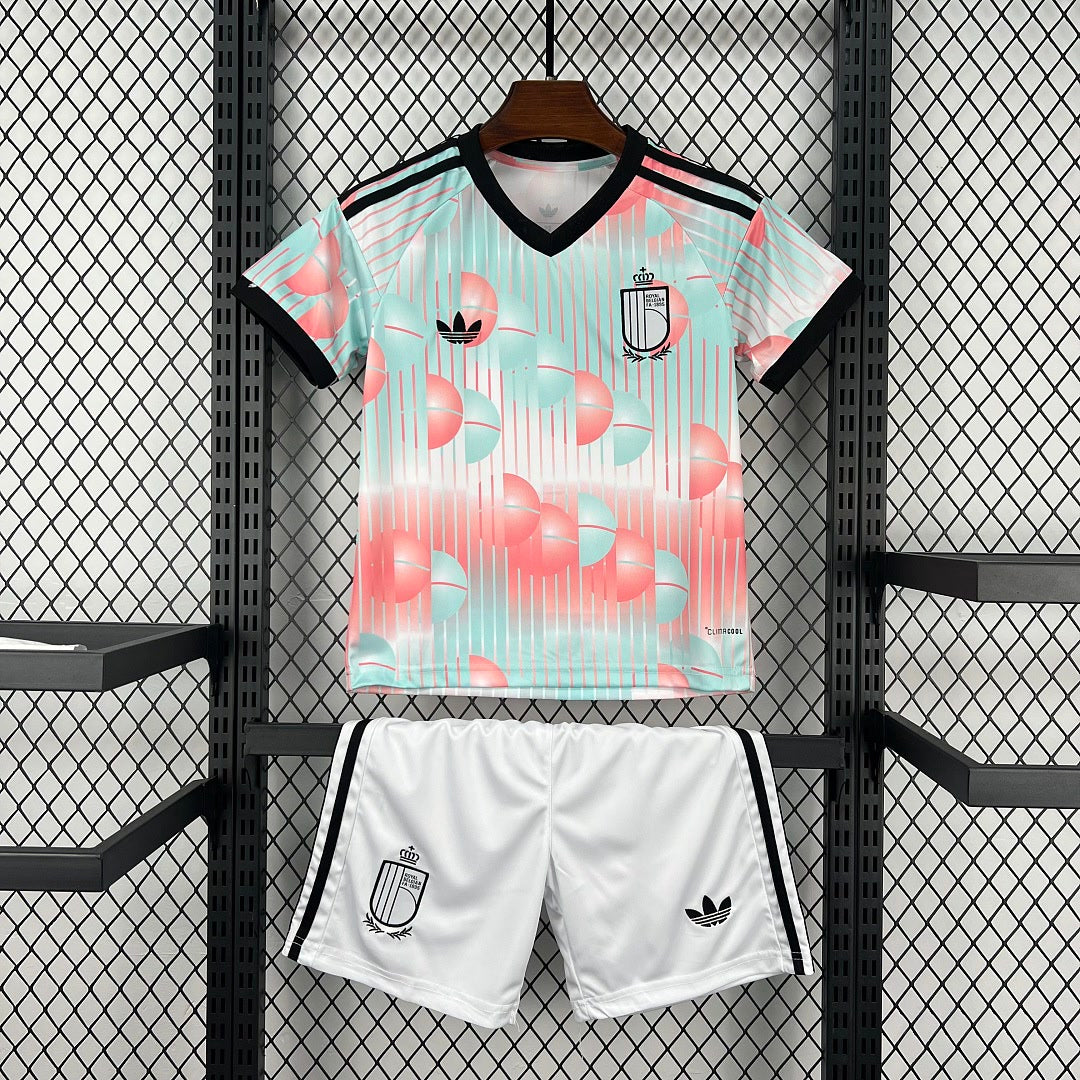 Kids Belgium 2026 World Cup Away Kit 16-28