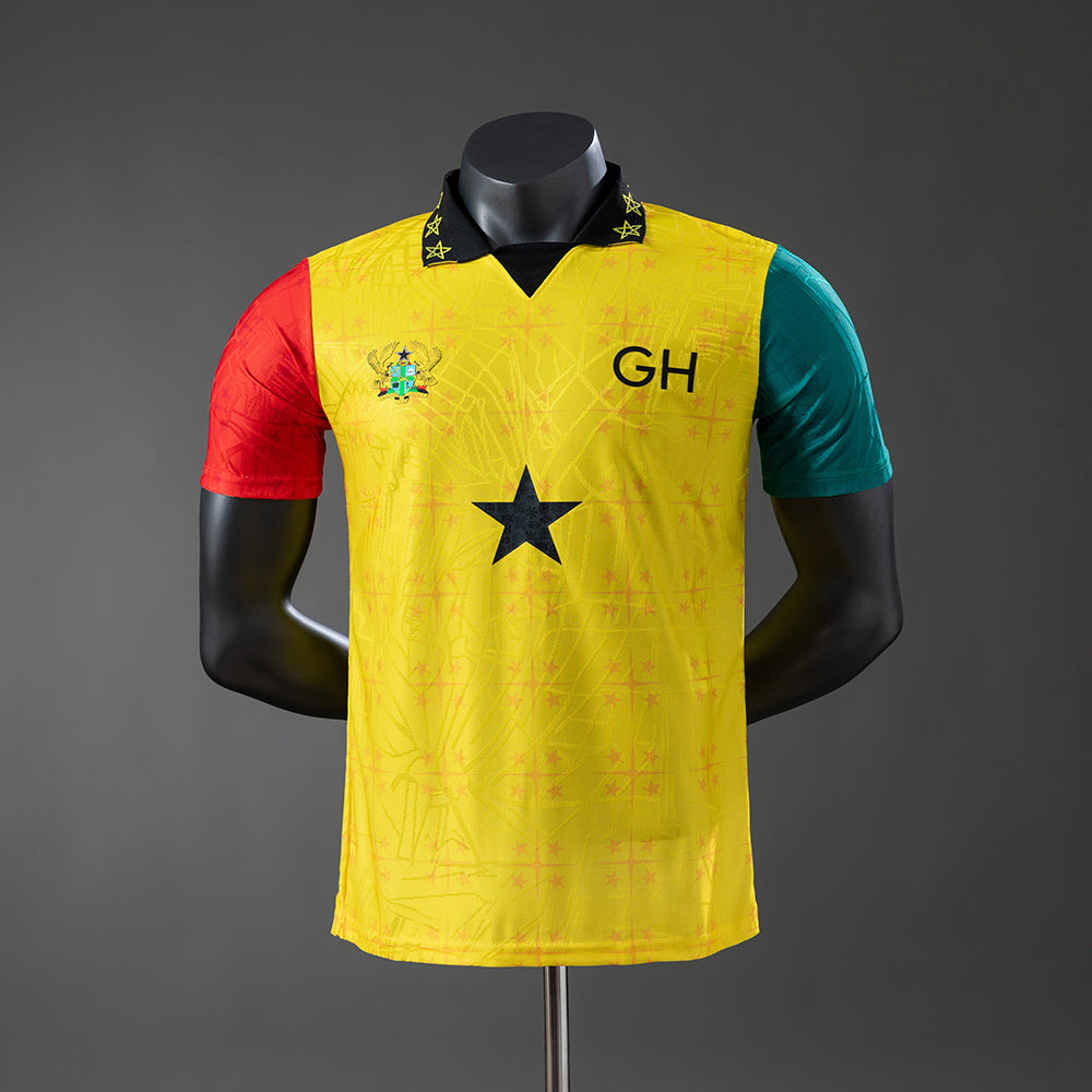 Ghana 2025 Commemorative Edition - Yellow Player Version Jersey S-XXL