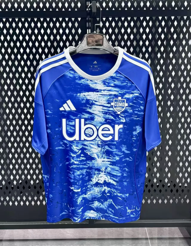 25-26 Como 1907 home soccer jersey size S-2XL
